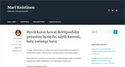Desktop Screenshot of marikoistinen.fi