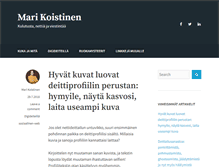 Tablet Screenshot of marikoistinen.fi